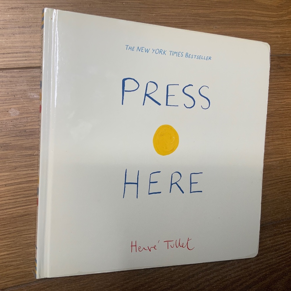 “Press Here” by Herve Tullet Book